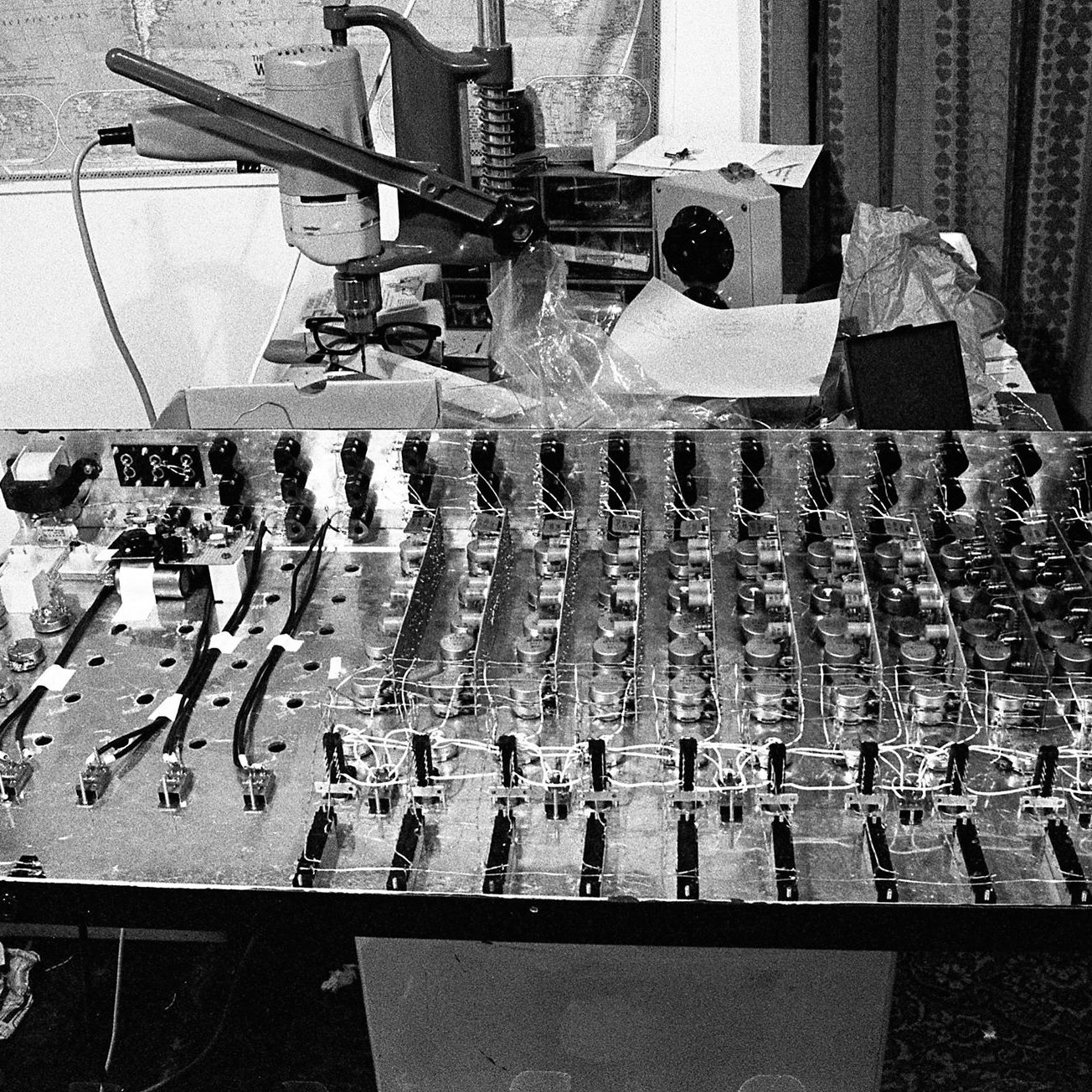 Peter Hancock's mixing desk