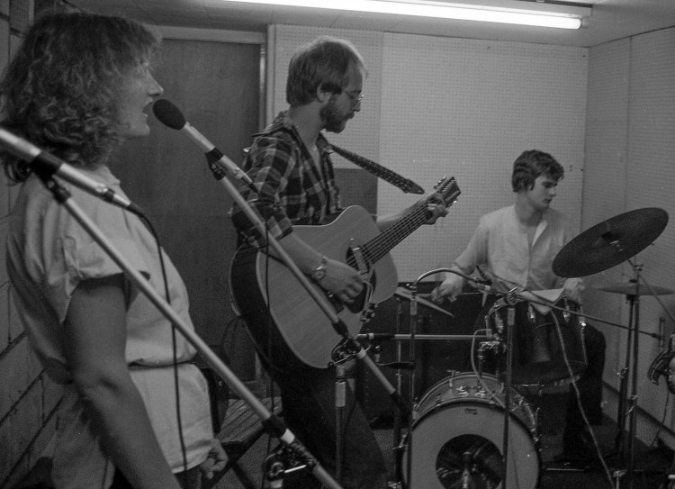 Jo, Col and Paul at Banbury Road 1979