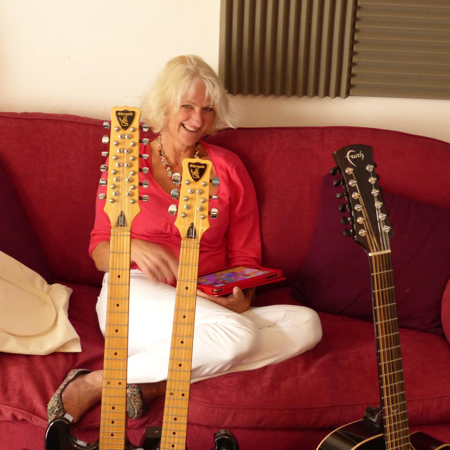 Jo and Colin's guitars